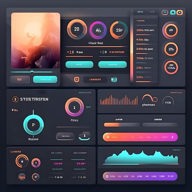 Vector UI KitUser Interface KitUI Kit UX