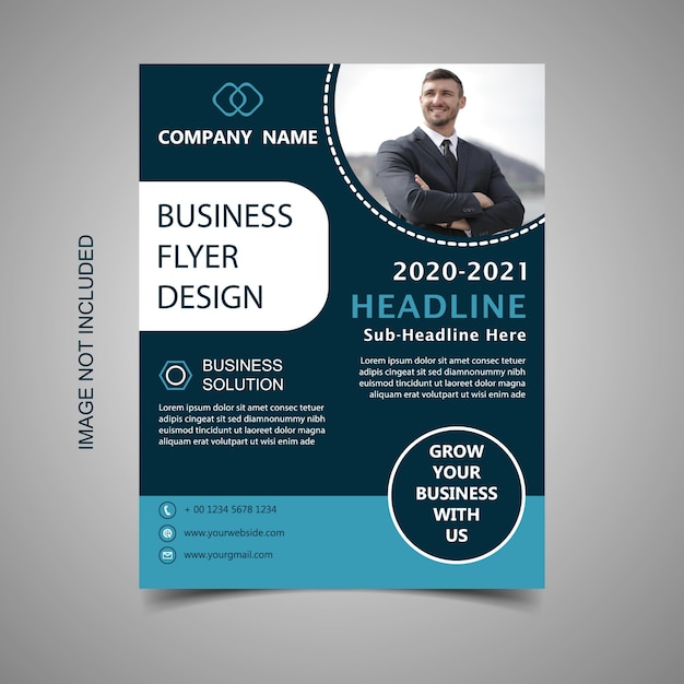 Vector vector design de panfleto de negócios corporativos criativos.