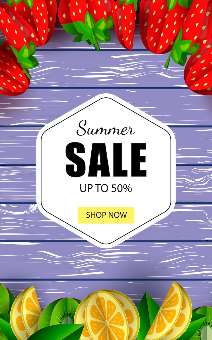 Vetor venda de banner de verão