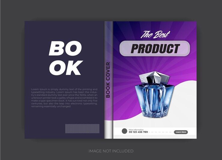 Vetor venda de capa de livro de perfume postagem de mídia social e facebook produtos de beleza para história de venda de maquiagem banner