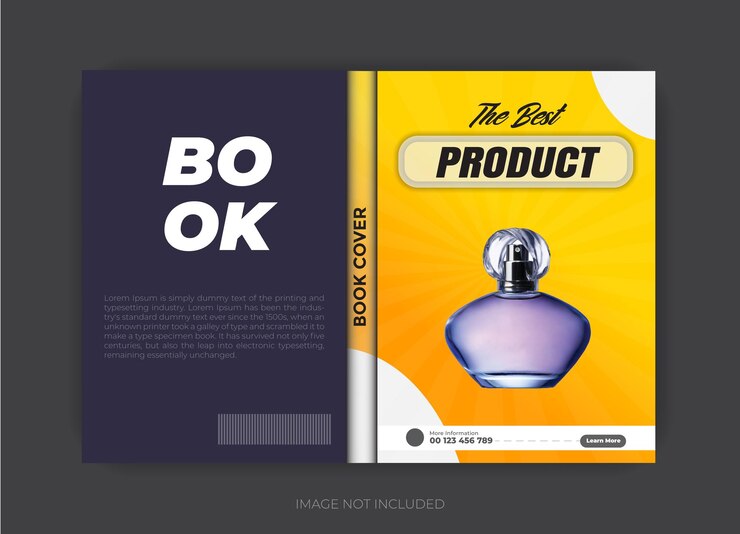 Vetor venda de capa de livro de perfume postagem de mídia social e facebook produtos de beleza para história de venda de maquiagem banner