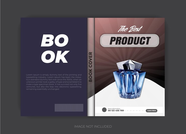Vetor venda de capa de livro de perfume postagem de mídia social e facebook produtos de beleza para história de venda de maquiagem banner