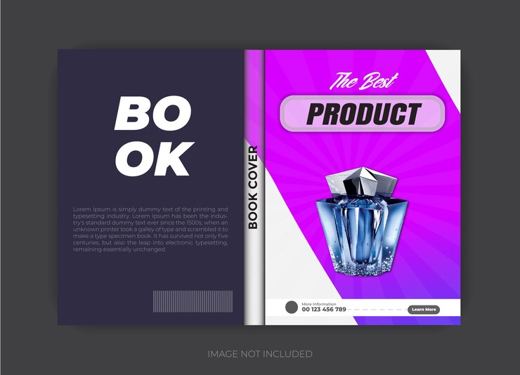 Vetor venda de capa de livro de perfume postagem de mídia social e facebook produtos de beleza para história de venda de maquiagem banner