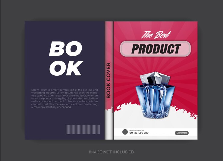 Vetor venda de capa de livro de perfume postagem de mídia social e facebook produtos de beleza para história de venda de maquiagem banner