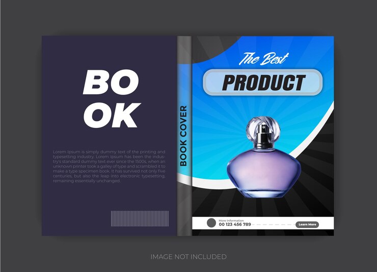 Vetor venda de capa de livro de perfume postagem de mídia social e facebook produtos de beleza para história de venda de maquiagem banner