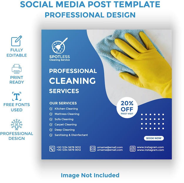 Venda de móveis, mídia social, banner quadrado e coleção de postagens promocionais de interiores do Instagram