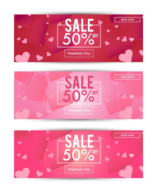 Venda do Dia dos Namorados para o conjunto de modelos de banner de mídia social.