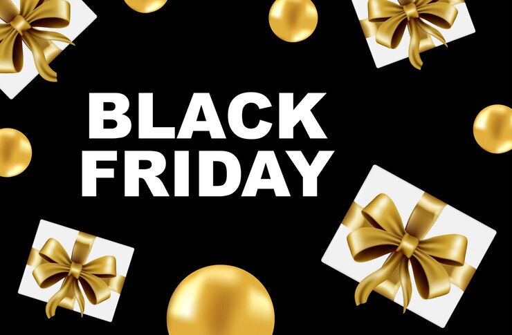 Vetor vendas black friday