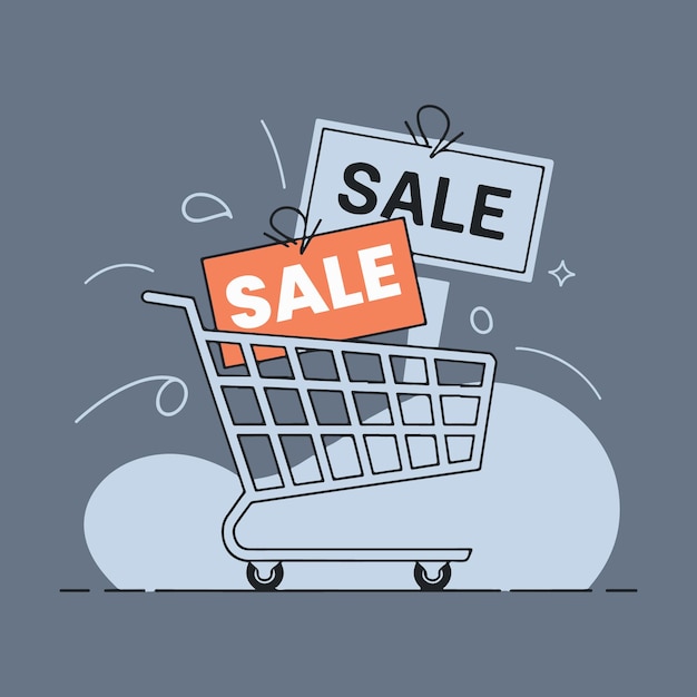 Vendas de Sexta-feira Negra fundo vetor colorido acentos oferta especial etiqueta de preço de compra bandeira de etiqueta