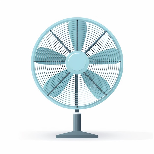 ventilador vetor de ar isolado ilustração de projeto vento objeto ícone de refrigeração conjunto de fundo simb