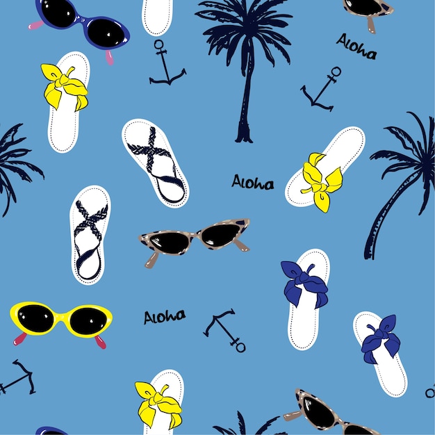 Verão brilhante moda vector