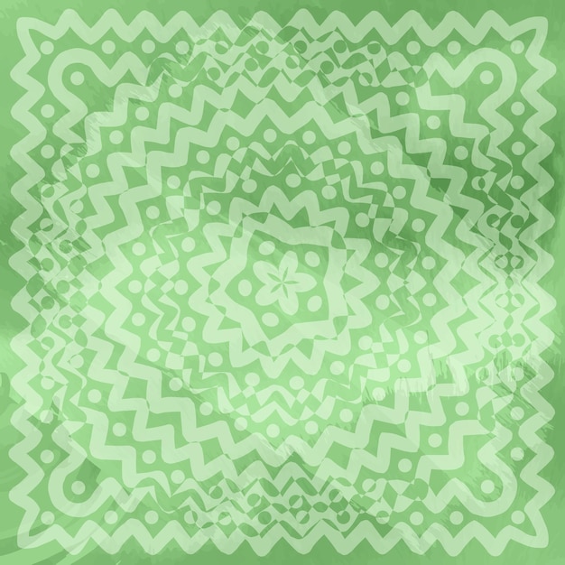 Vetor verde branco étnico abstrato hijab lenço quadrado ornamentos geométrico moderno padrão textura de seda
