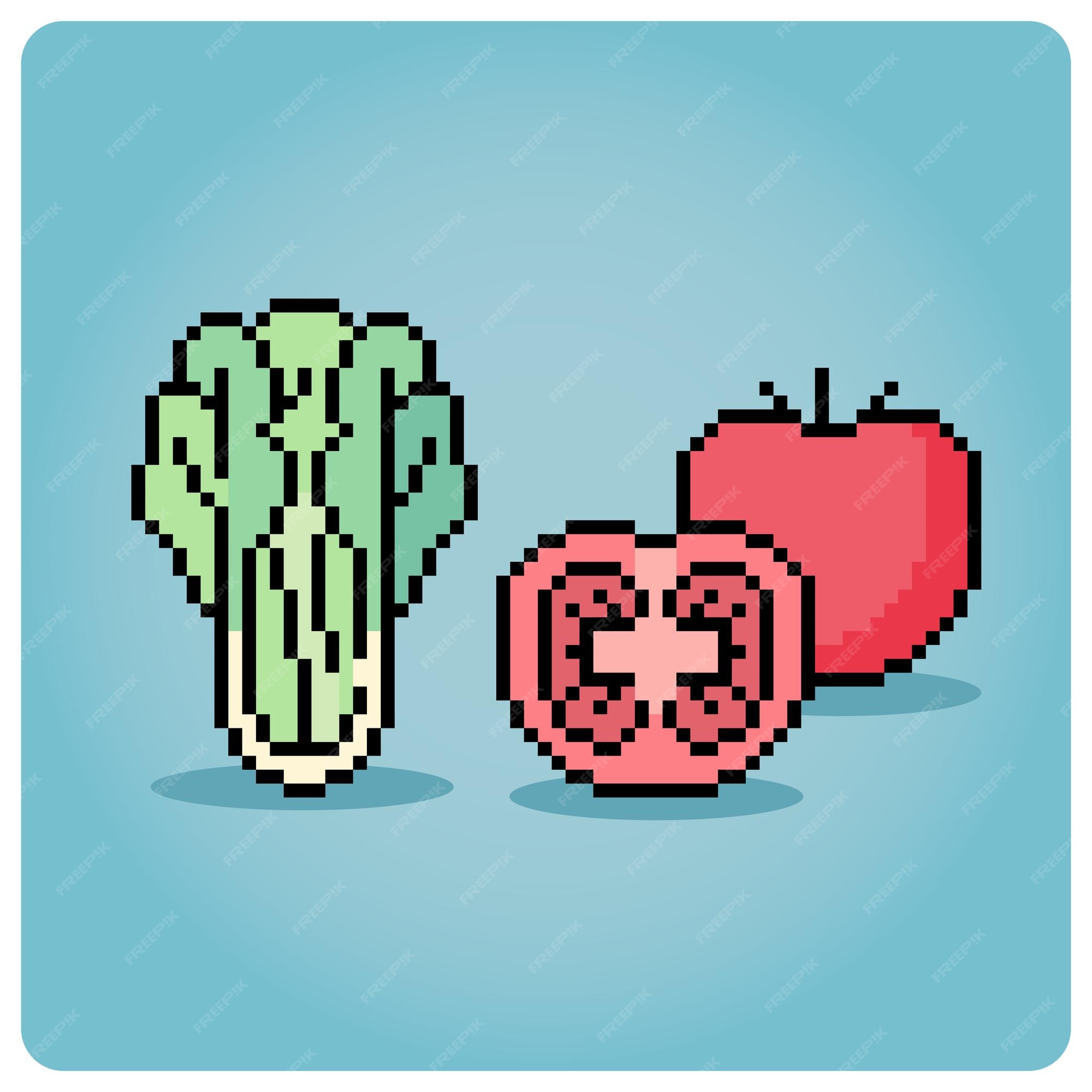 Planta de pixel art para ativos de jogo