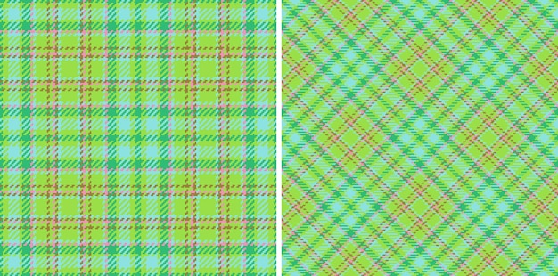 Verificação de antecedentes de tecido padrão têxtil sem costura vetor de textura xadrez tartan