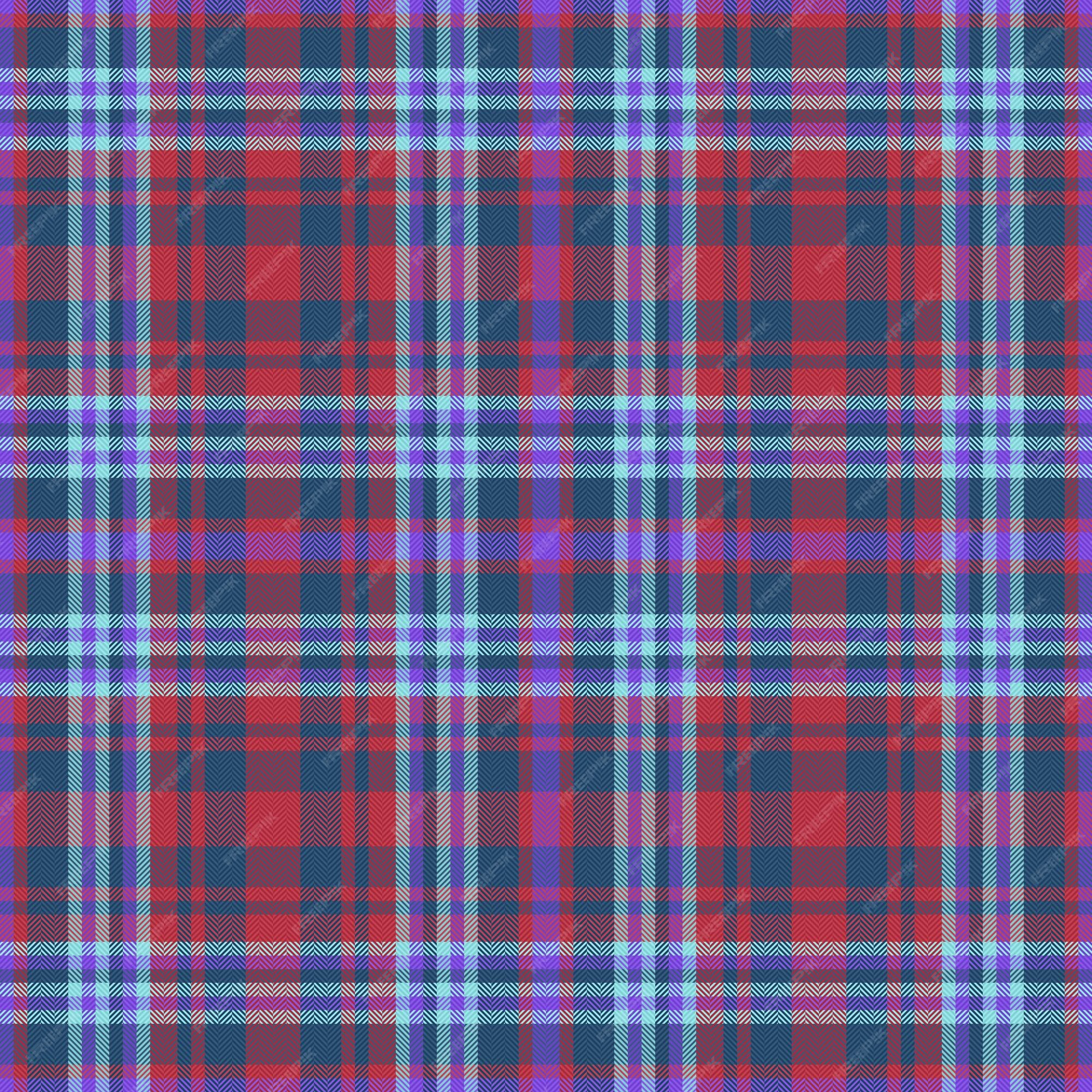 padrão xadrez tartan. padrão sem costura em textura xadrez azul e