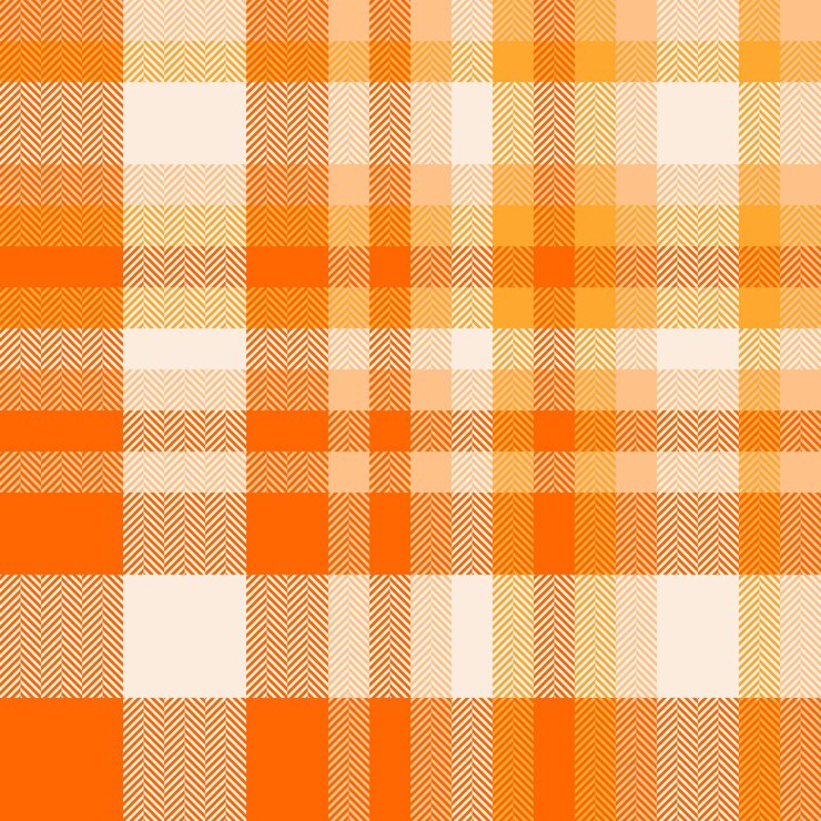 Vetor verificação de plaid de fundo do vetor de padrão de textura com um tecido de tartan sem costura têxtil em cores brilhantes e claras