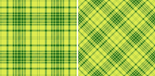 Verificação de tecido têxtil textura sem costura tartan padrão de fundo vetorial xadrez