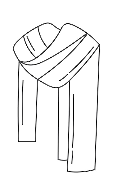 Vestuário de lenço linear