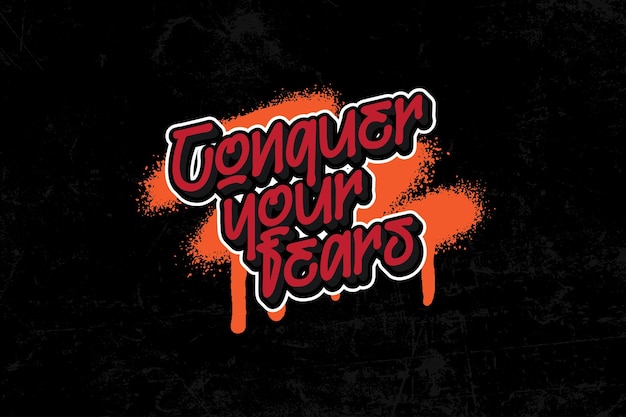 Vestuário de rua moderno tipografia estética citações motivacionais design gráfico design de impressão de camiseta