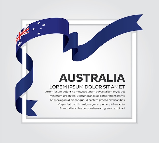 Vetor bandeira da austrália