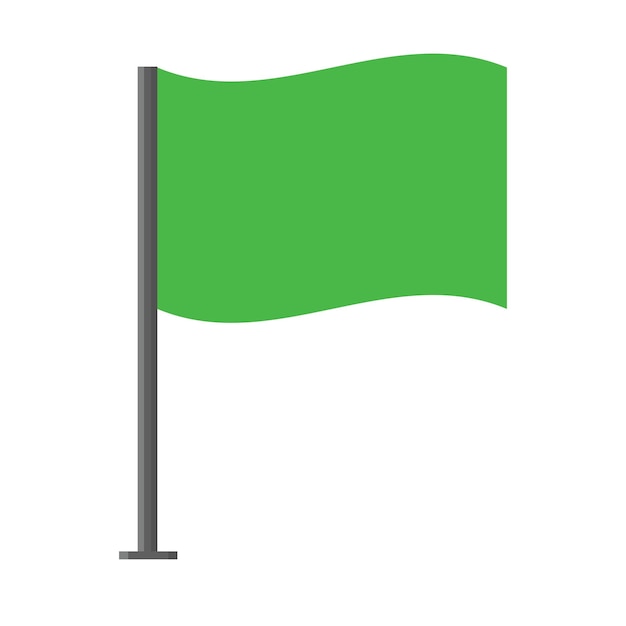 Vetor vetor bandeira verde