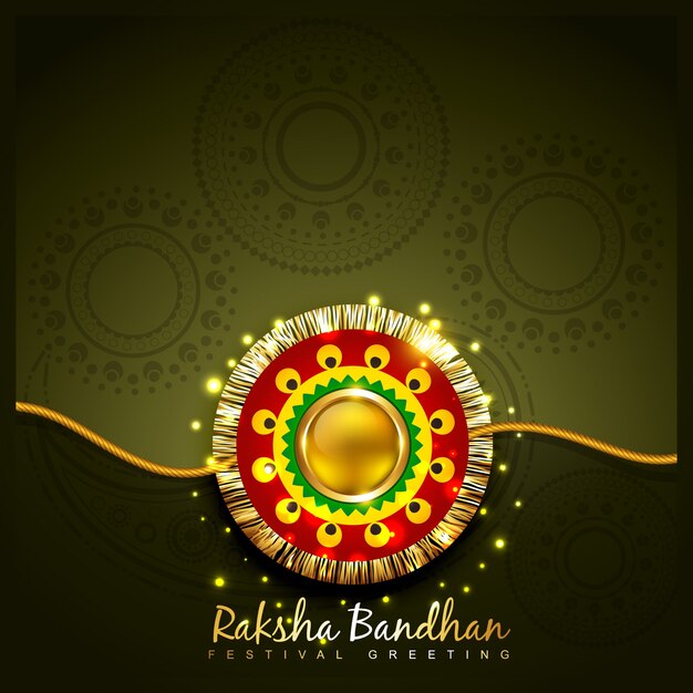 Vetor criativo raksha bandhan background