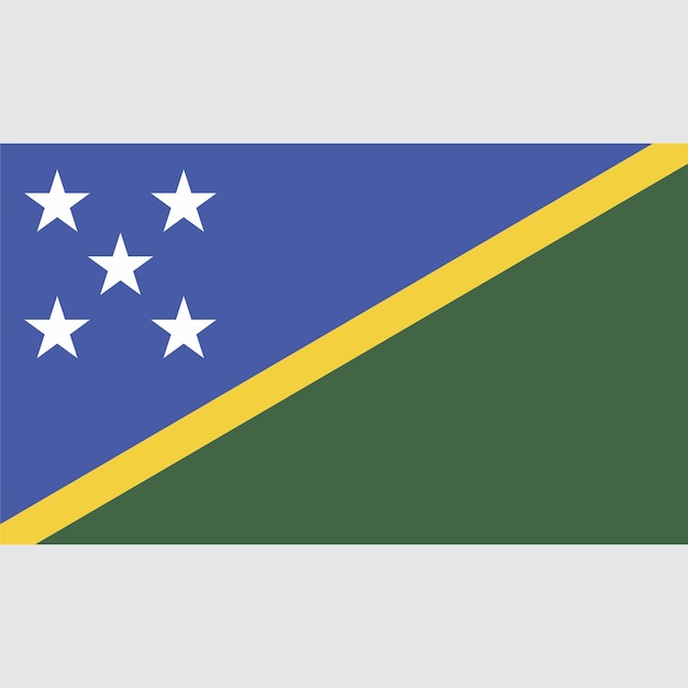 Vetor da bandeira de Salomão e arquivo JPG