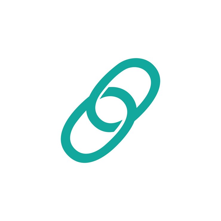 Vetor vetor da cadeia do logotipo