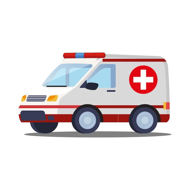 Vetor de ambulância