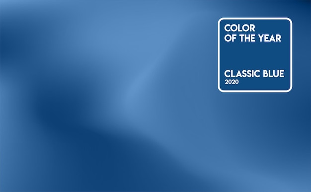 Vetor de amostra de cor azul clássico