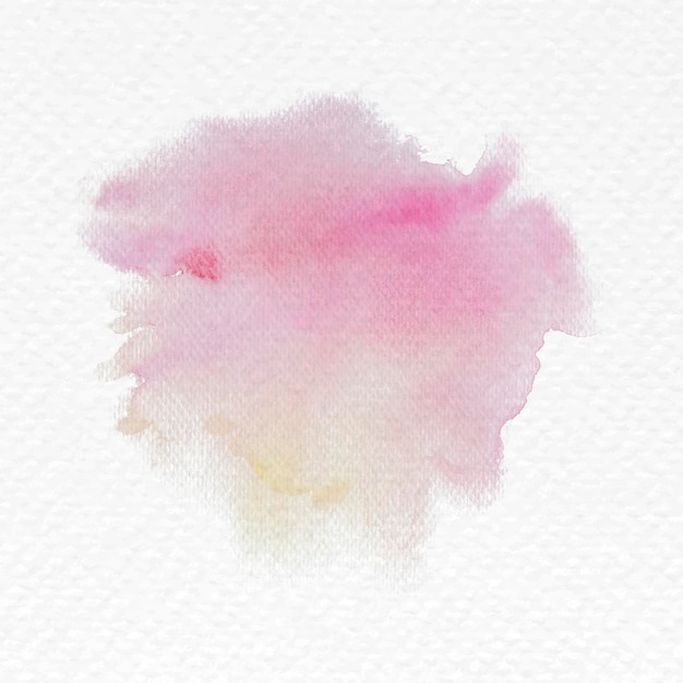 Vetor de blob aquarela pintado à mão