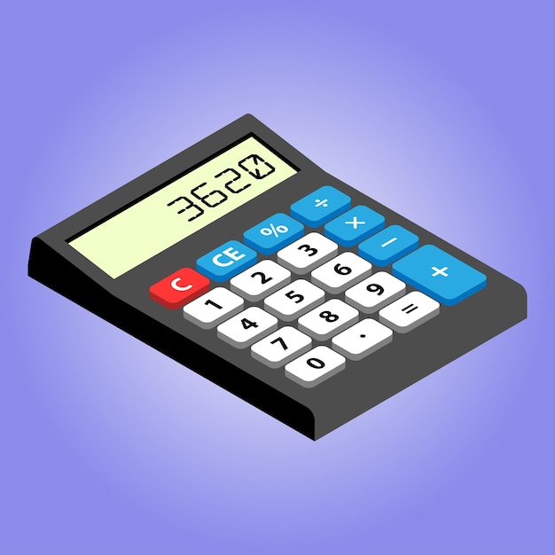 Vetor de calculadora
