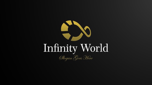 Vetor de conceito de design de logotipo infinito. Conceito de Design de Logo Elegante para Modelo de Logo Infinity