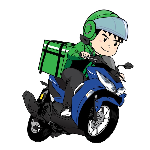 Motoboy desenho Fotos de Stock, Motoboy desenho Imagens sem