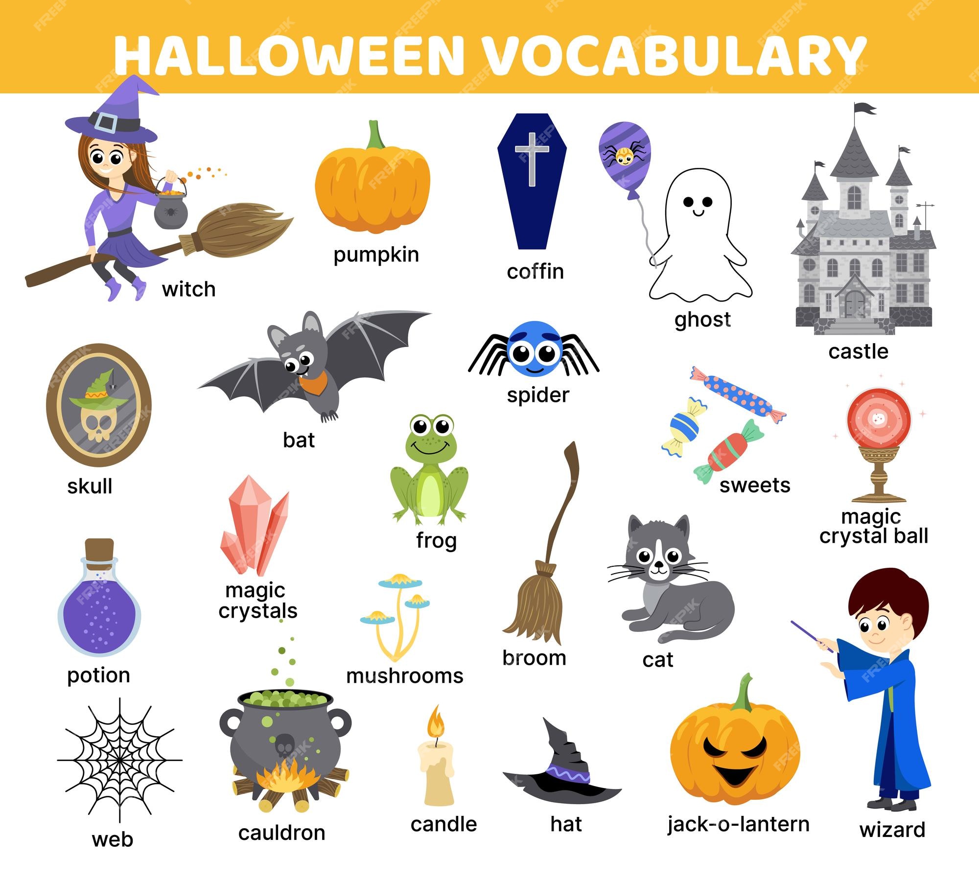 30+ palavras em INGLÊS relacionadas ao HALLOWEEN - ABA Online