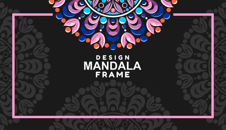 Vetor vetor de design de borda de decoração de moldura ornamental