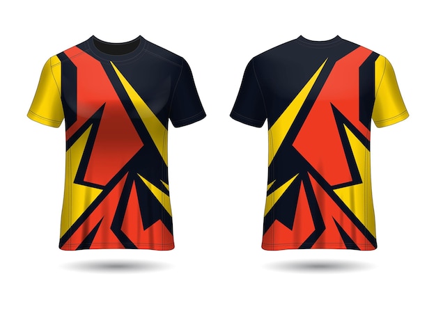 Vetor de design de camisa de corrida esportiva