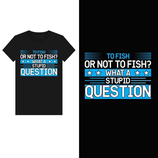 Vetor de design de camiseta de pesca