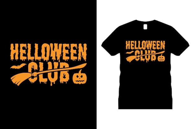 Vetor de design de camiseta gráfica de halloween