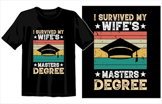 Vetor de design de camiseta vintage de formatura Parabéns graduados turma de 2023