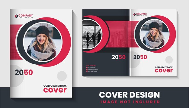 Vetor de Design de Capa de Livro Corporativo Moderno