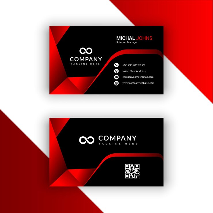 Vetor vetor de design de cartões de visita corporativos