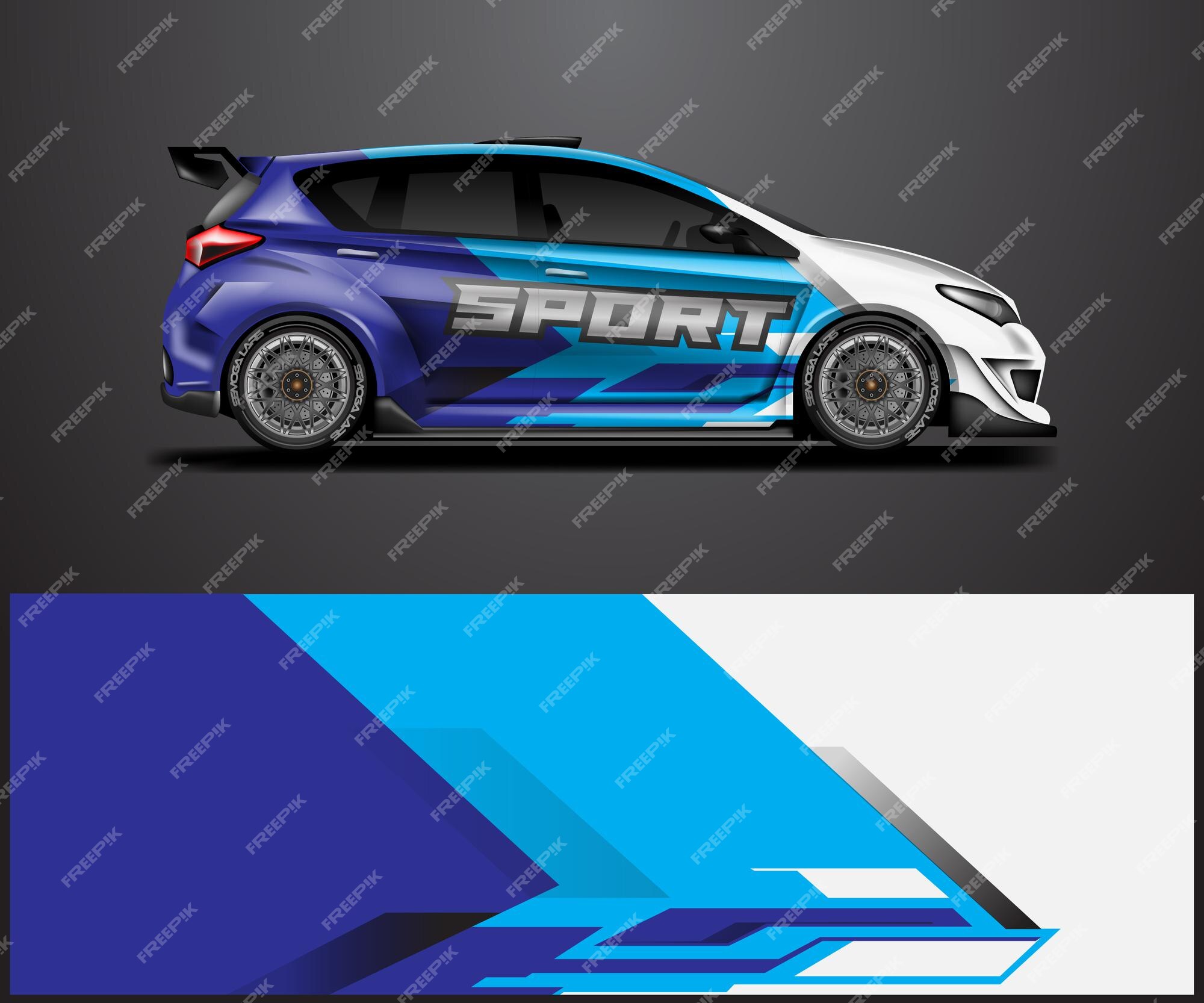 Vector De Design De Envoltório De Carro. Designs De Kit De Fundo De Corrida  De Listra Abstrata Gráfica Para Wrap Veículo Corrida Carro Rally Aventura E  Carpintaria Royalty Free SVG, Cliparts, Vetores