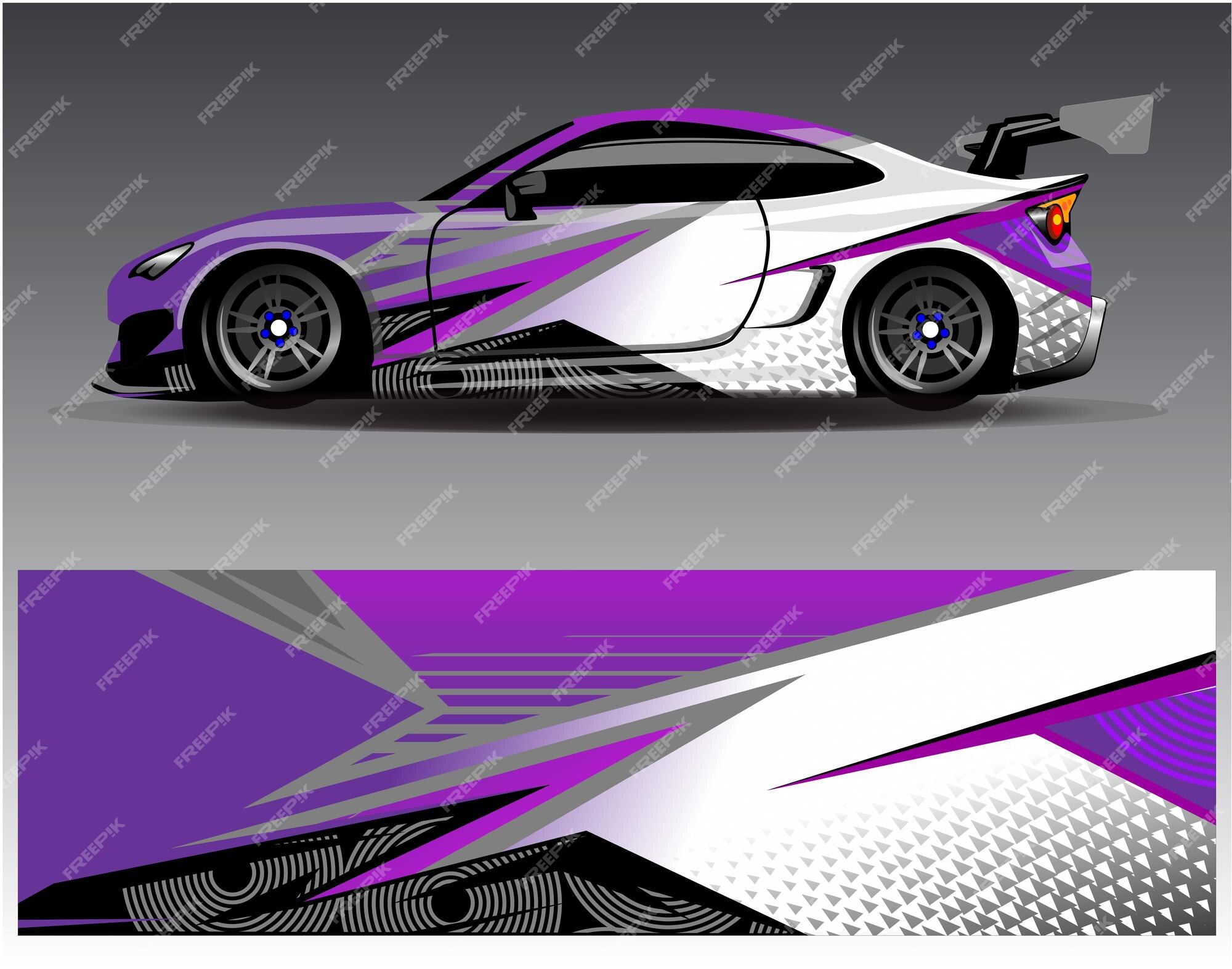 Vector De Design De Envoltório De Carro. Designs De Kit De Fundo De Corrida  De Listra Abstrata Gráfica Para Wrap Veículo Corrida Carro Rally Aventura E  Carpintaria Royalty Free SVG, Cliparts, Vetores