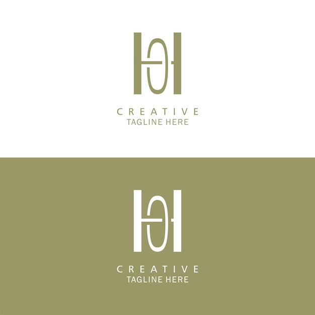 Vetor de design de logotipo de carta