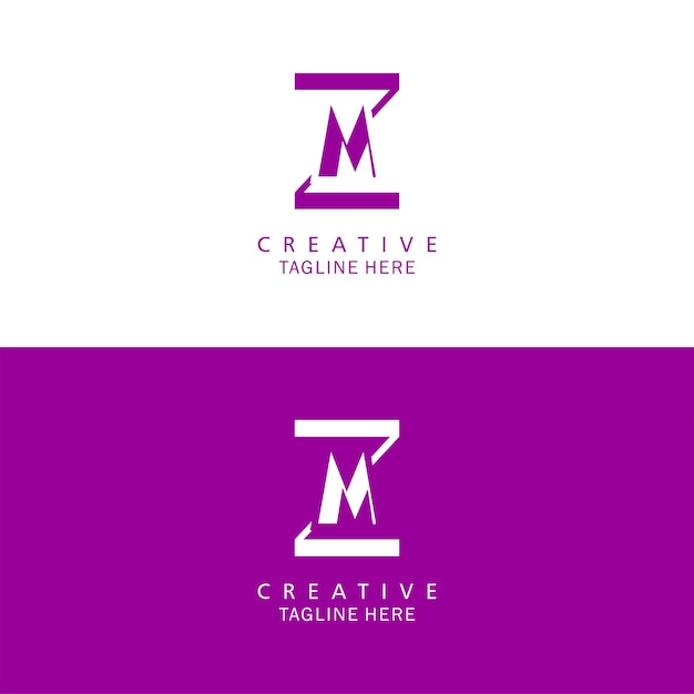 Vetor de design de logotipo de carta