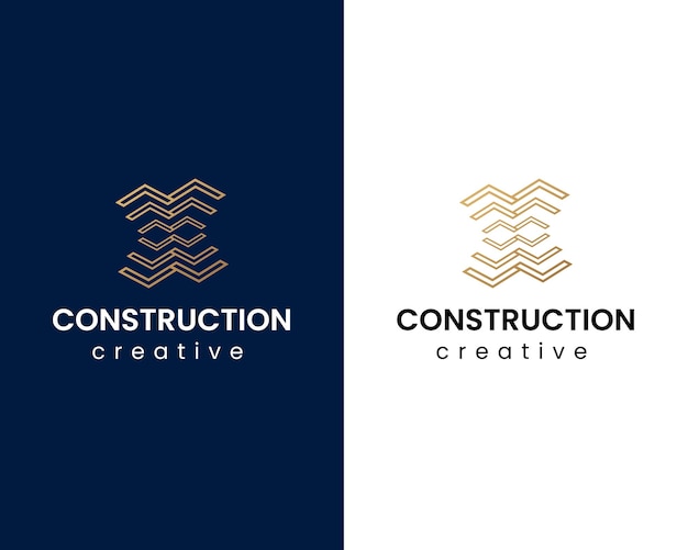 Vetor de design de logotipo de construção