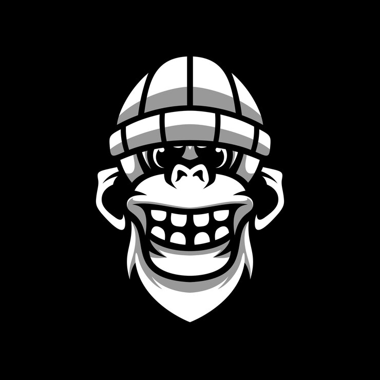 Vetor vetor de design de mascote yeti beaniehat