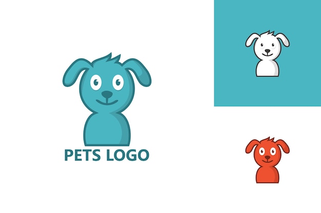 Vetor de design de modelo de logotipo de animais de estimação, emblema, conceito de design, símbolo criativo, ícone