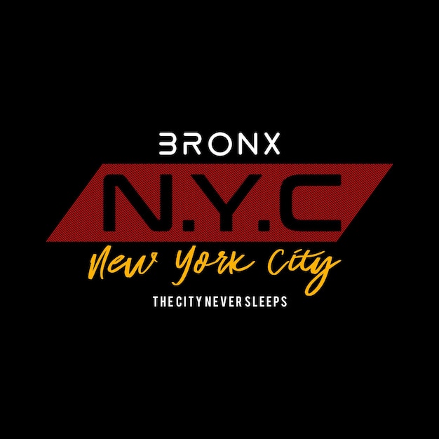 vetor de design de tipografia de nova york para imprimir camiseta